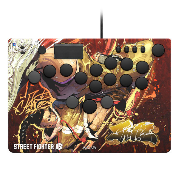 HORI 快打旋風6 ST6_NOLVA 機械式 / 全按鈕街機控制器 / 格鬥搖桿 大搖 / PS5 PC 適用 HORI,快打旋風6,ST6_NOLVA,機械式,街機,控制器,格鬥搖桿,大搖,PS5,PC
