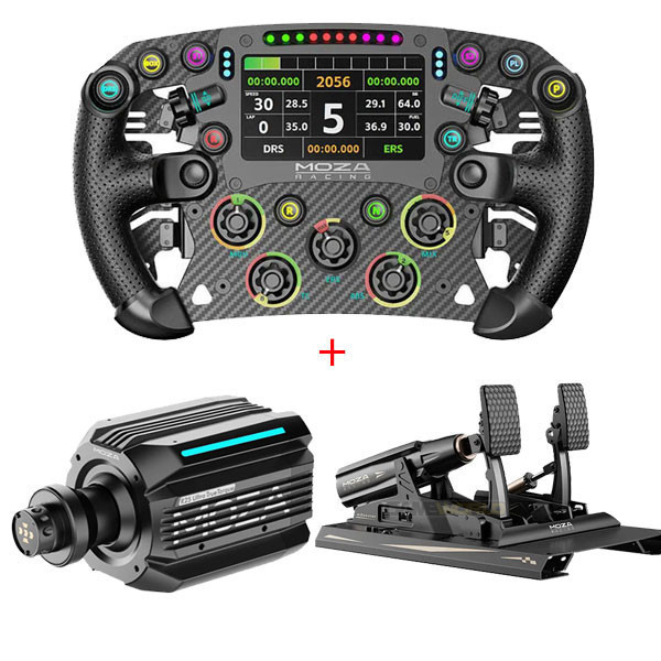 【頂級 熱銷】MOZA R25 Ultra DD 旗艦 直驅 方向盤 F1盤 套餐 / 魔爪 台灣公司貨 MOZA,R25 Ultra,直驅,基座,FSRV2,VGS,GS V2P,F1,盤面