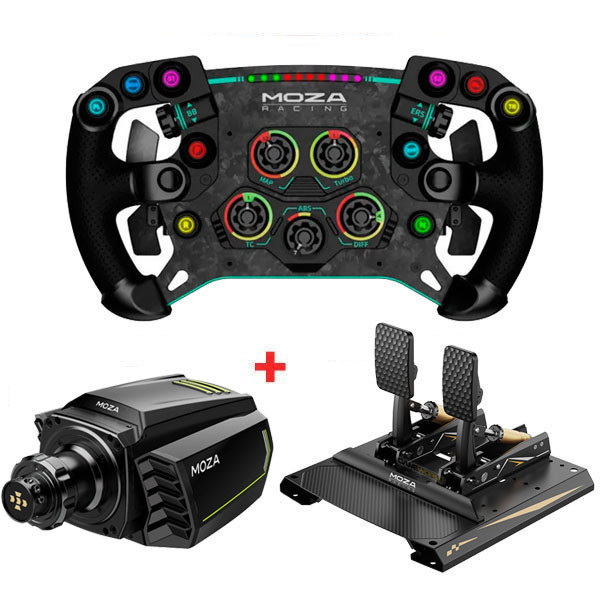 MOZA R16 DD 直驅 方向盤 F1盤 套餐 / 魔爪 台灣公司貨 MOZA,R16,魔爪,速魔,FANATEC,直驅,伺服馬達,台灣代理,Simagic,賽車模擬