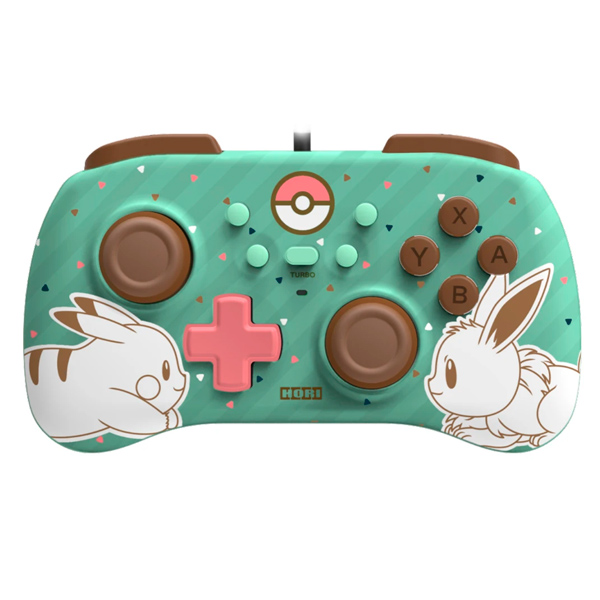 NS HORI 迷你連發有線控制器皮卡丘&伊布 NSW-279A  / PC可參考 NS,HORI,手把,PRO,無線,搖桿,良值,喚醒,連發,三代
