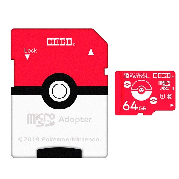 HORI 寶可夢 特仕 microSD 記憶卡 寶貝球款 64GB Nintendo,switch,hori,128G,64g,32G,microsd