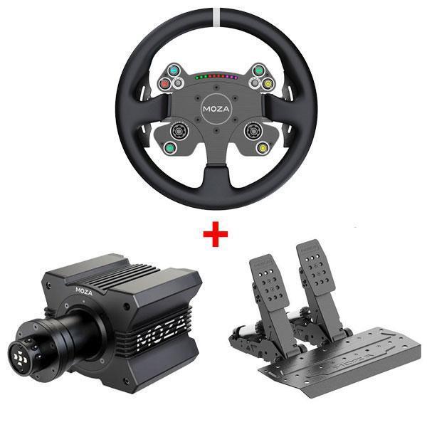 【中高階 熱銷】MOZA R12 DD 直驅 方向盤 圓盤 套餐 / 魔爪 台灣公司貨 MOZA,R12,魔爪,速魔,FANATEC,直驅,伺服馬達,台灣代理,Simagic