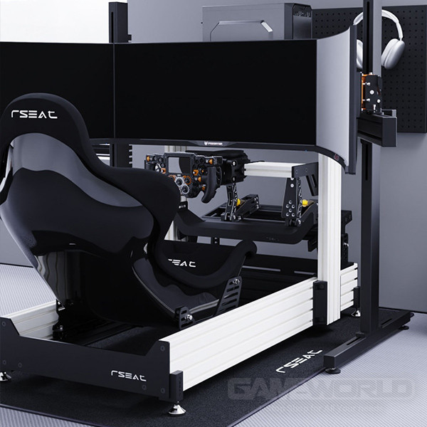 RSEAT F1形式 頂級 歐洲原裝 賽車架 A1 PRO FORMULA / 下鎖式 高強度 鋁擠型 / 可升級 FiA級 動態模擬 / 台灣公司貨 RSEAT,F1鋁擠,賽車架,方向盤,MOZA,Thrustmaster,動態模擬,FORMULA