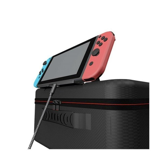 NS 良值 IINE 二代 旅行 硬殼收納 旅行包 // 手提 + 肩背 背包 // 原廠品質 // Nintendo Switch 良值,NS,任天堂,Nintendo Switch,Switch,硬殼包,大容量,攜帶,旅行包,主機收納,保護包
