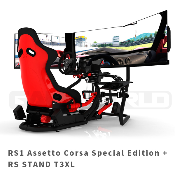 RSEAT / T3XL 電視專用 / 三螢幕支架  / 歐洲原裝進口 賽車架,賽車椅,桶椅,鋼管支架,動態模擬,鍵盤架,滑鼠架,GT,F1