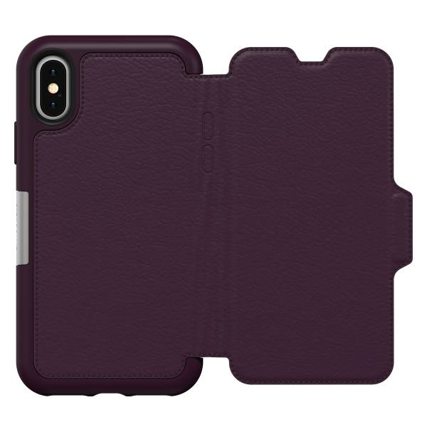 【年終出清 全新品】iPhone X / Xs OtterBox Symmetry Leather Folio 真皮 保護殼【葡萄紫】 IPhone,手機殼,保護殼,軍規,防摔,OtterBox,X,XS,11,11PRO
