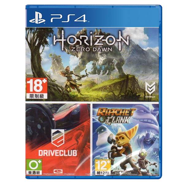 PS4 【中文版】 地平線 期待黎明 + 駕駛俱樂部+拉捷特與克拉克 + 三個月PLUS PS4,繁體中文,地平線,期待黎明,駕駛俱樂部,拉捷特與克拉克,三個月,PS PLUS