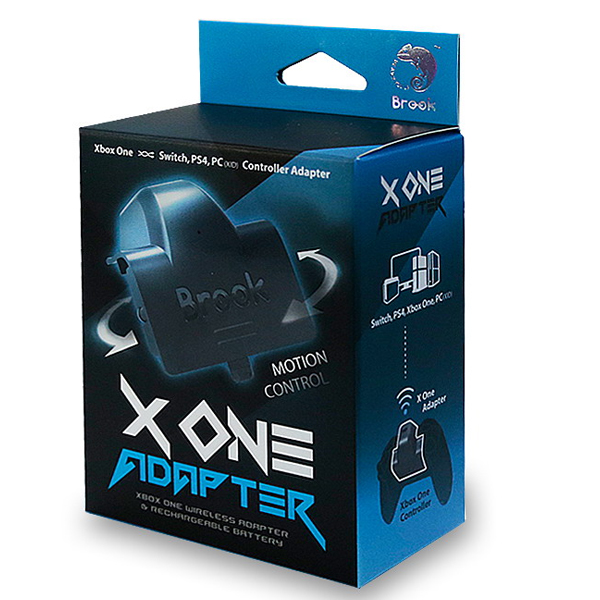 Xbox One 手把轉接器 【黑色】 內建鋰電池 // BROOK // 支援X1/P4/Switch/PC 無線藍芽 語音 連發 Nintendo Switch,Switch,PS4,XBOXONE,NS,轉接器,手把,握把,搖桿