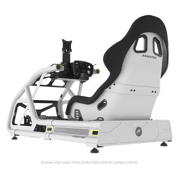【預購】Fanatec ClubSport GT Cockpit 賽車架 白色 / 圓管 高強度 含螢幕架 / 台灣公司貨 賽車模擬,FANATEC,GT,DD Pro,直驅式,方向盤組,賽車架,NLR,RSEAT,moza