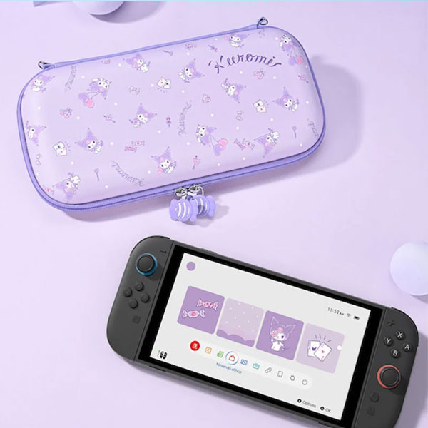 【預購】NS2 主題收納包 Nintendo Switch 2 / 極想 三麗鷗 / 大耳狗 酷洛米 布丁狗 Hello Kitty / 台灣公司貨 NS,中容量泡芙包,收納包,Nintendo Switch 2,三麗鷗,大耳狗,布丁狗,酷洛米,Hello Kitty