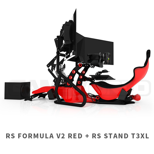 RSEAT / T3XL 電視專用 / 三螢幕支架  / 歐洲原裝進口 賽車架,賽車椅,桶椅,鋼管支架,動態模擬,鍵盤架,滑鼠架,GT,F1