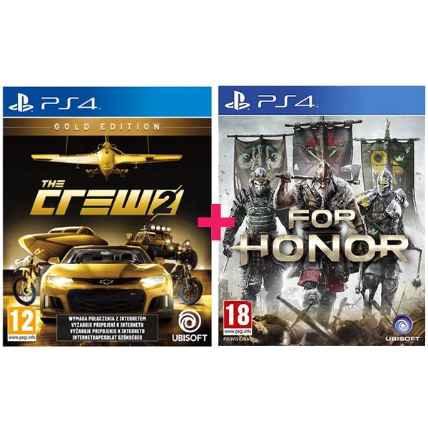 PS4 飆酷車神2黃金版 + 榮耀戰魂 對戰組合包 // 中文版 // PS4,勇者鬥惡龍,創世小玩家,破壞神席德,空蕩島,RPG,中文版