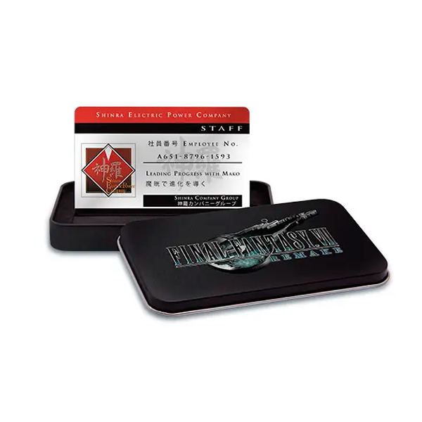 【門市兌換】《FINAL FANTASY VII REMAKE》實體版特典神羅公司員工ID卡 / 收納鐵盒 贈品,兌換,門市會員,電玩國度,FINAL,FANTASY,VII,REMAKE,FINAL FANTASY VII REMAKE,特典,公司,員工,ID,收納,鐵盒