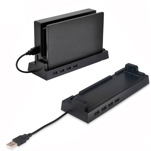 NS HUB USB 擴充 底座 (主機底座用)  // Nintendo Switch【電玩國度】 NS,任天堂,Nintendo Switch,Switch,主機,底座,HUB USB,擴充底座