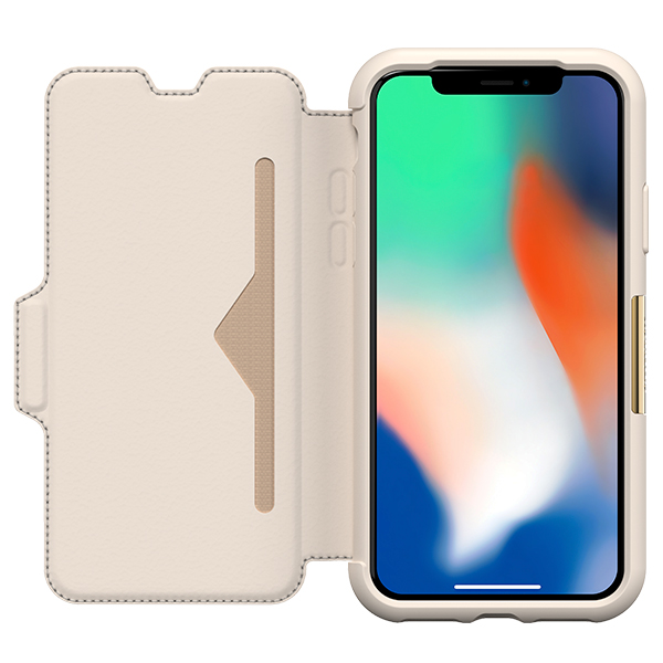 【年終出清 全新品】iPhone X / Xs OtterBox Symmetry Leather Folio 真皮 保護殼【米白】 IPhone,手機殼,保護殼,軍規,防摔,OtterBox,X,XS,11,11PRO