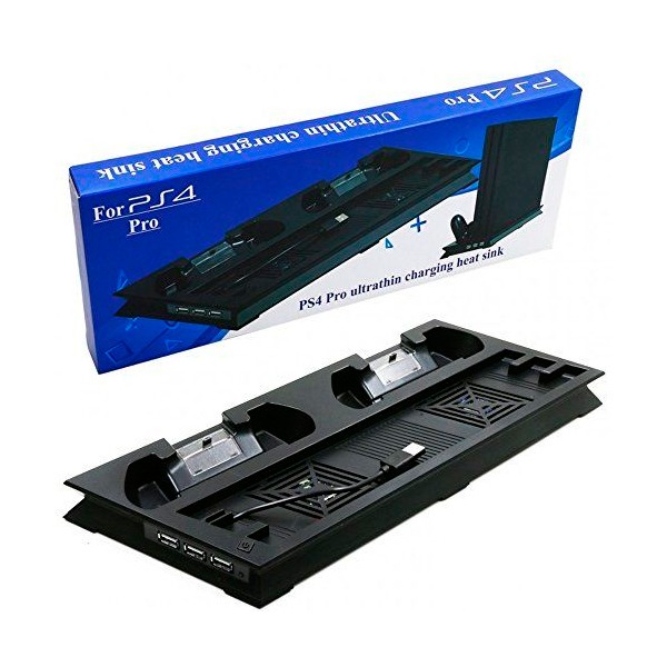 PS4 PRO 主機 專用 散熱風扇 直立架 手把充電座 / 支架 / 副廠 PS4,PRO,slim,主機,直立架,支架,散熱,風扇,手把,充電
