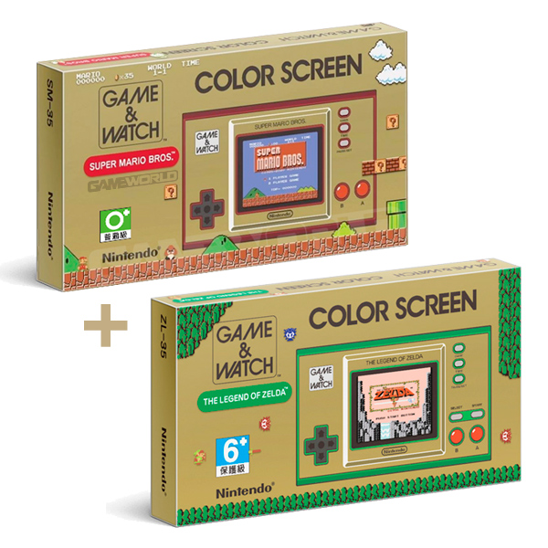 Game & Watch 薩爾達傳說+超級瑪利歐兄弟 / 攜帶型遊戲機 / Nintendo 任天堂 / 台灣代理版 任天堂,SWITCH,NINTENDO,Game Watch,薩爾達傳說,35周年,薩爾達傳說：林克的冒險,GBA,薩爾達傳說 織夢島