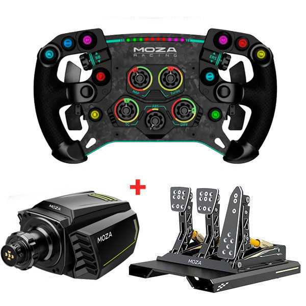 MOZA R16 DD 直驅 方向盤 F1盤 套餐 / 魔爪 台灣公司貨 MOZA,R16,魔爪,速魔,FANATEC,直驅,伺服馬達,台灣代理,Simagic,賽車模擬