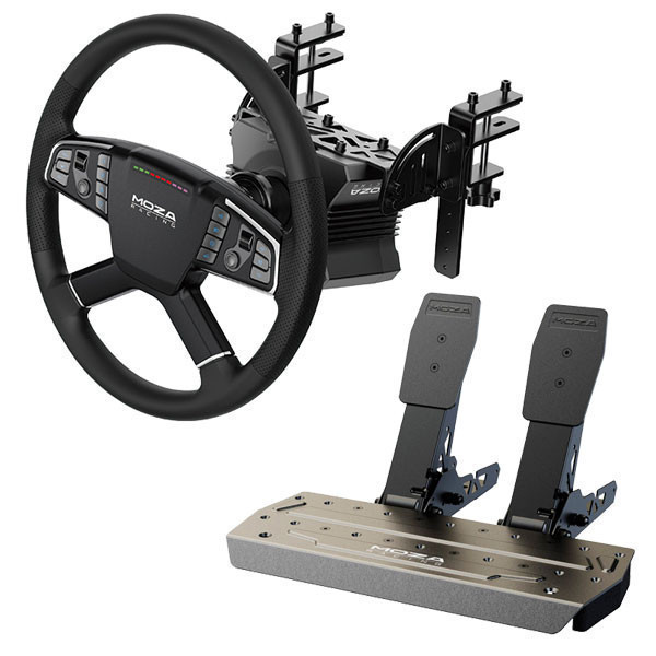 【二手】MOZA 卡車 套組 / MOZA Trucking Bundle / 台灣代理公司貨 MOZA,R5,方向盤,直驅,二手,寄賣,中古,2手,模擬器,歐洲卡車,歐卡,卡車套組