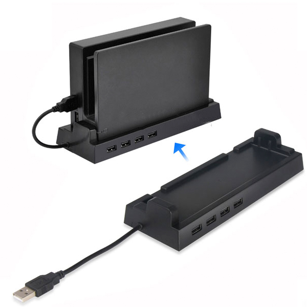 NS HUB USB 擴充 底座 (主機底座用)  // Nintendo Switch【電玩國度】 NS,任天堂,Nintendo Switch,Switch,主機,底座,HUB USB,擴充底座