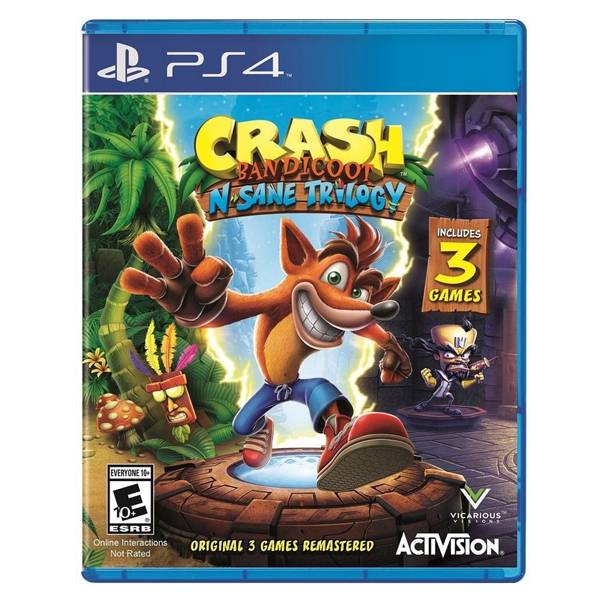 PS4 袋狼大進擊 瘋狂三部曲＊日英文版＊Crash Bandicoot PS4,袋狼大進擊,瘋狂三部曲,日英文版,Crash Bandicoot