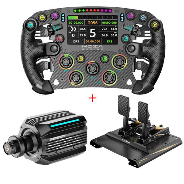 【頂級 熱銷】MOZA R25 Ultra DD 旗艦 直驅 方向盤 F1盤 套餐 / 魔爪 台灣公司貨 MOZA,R25 Ultra,直驅,基座,FSRV2,VGS,GS V2P,F1,盤面