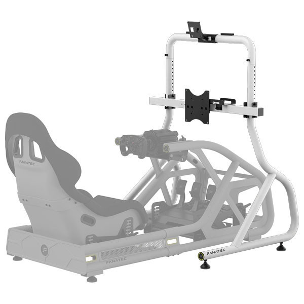 【預購】Fanatec Apoc Single Monitor Stand 螢幕架 白色 / 電視架 / 台灣公司貨 賽車模擬,FANATEC,GT,DD Pro,直驅式,方向盤組,賽車架,NLR,RSEAT,moza