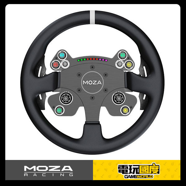 MOZA 魔爪 CS V2P 新款盤面 四撥片 Steering Wheel / 台灣公司貨 MOZA,魔爪,CS,V2,Wheel,盤面,方向盤,PC,賽車,直驅,R5,R3