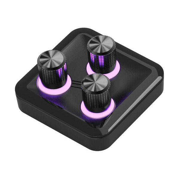 酷碼 MasterHUB 三精准旋鈕模組 / Cooler Master MHSK13AA00,酷碼,Master,HUB,創作者神器,Cooler Master, ELGATO,操作控制台,影像,MHKB03AA22