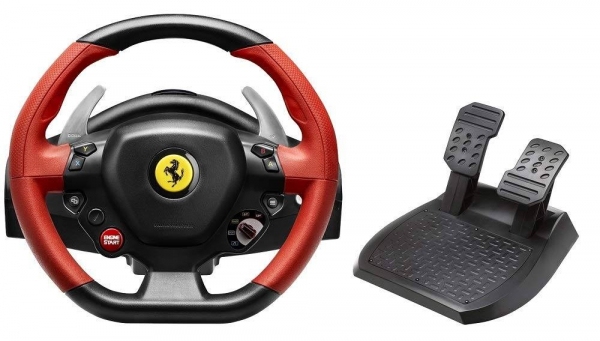 Ferrari 458 Spider 方向盤 / XBOXONE用 / Thrustmaster // XBOXONE,T300,G29,T150,spider,Ferrari,圖馬斯特,方向盤,賽車架,賽車模擬