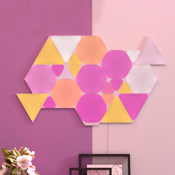 Nanoleaf 智能 Shapes 系列 限定套裝組 / 台灣公司貨 Nanoleaf,智能,方塊燈,擴充版,台灣公司貨,siri,語音控制,Shapes,六角燈,三角