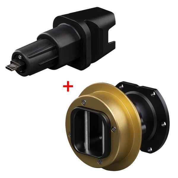 FANATEC QR2 金色 快拆 ＋ QR2 馬達 基座端 快拆接頭 Base-Side / Type-C接頭 / 台灣公司貨 賽車模擬,FANATEC,QR2,輪側,Base-Side,公司貨,快拆接頭,QR2 PRO,金色,金屬