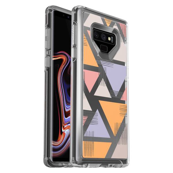 【年終出清 全新品】Samsung Galaxy Note9 OtterBox Symmetry Series Clear 炫彩幾何透明系列 保護殼 【甜蜜三角】 S9+,手機殼,保護殼,軍規,防摔,OtterBox,Samsung,XS,11,Galaxy,