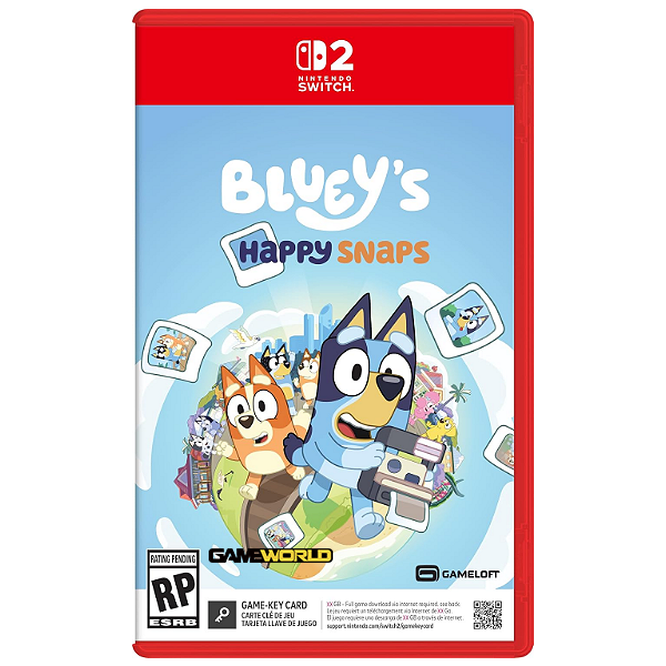 NS2 布麗的歡樂拍貼 Bluey's Happy Snaps / 亞中版 Nintendo Switch NS2,NS,PS5,布麗的歡樂拍貼,Nintendo Switch,冒險,拍照,照相,相機,卡通,妙妙犬布麗,休閒,輕鬆,小孩,雙人,兒童動畫,普遍級