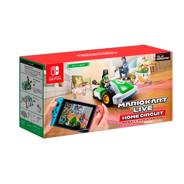 瑪利歐賽車實況：家庭賽車場 / 路易吉 套組 / 可更新中文 任天堂,SWITCH,NINTENDO,瑪利歐賽車實況,AR,家庭賽車場,35週年,路易吉,實境