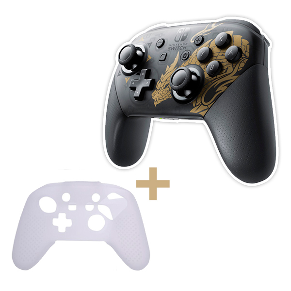【現貨】NS Pro 控制器 魔物獵人 崛起 特別版 / 手把 握把 + 手把果凍套 / Nintendo Switch NS,Nintendo Switch,SWITCH,任天堂,控制器,魔物獵人,特別版,異度神劍,PRO 手把,握把