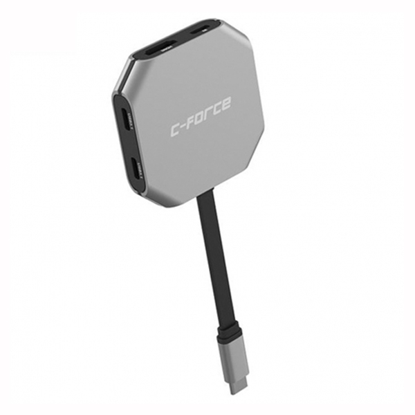 C-FORCE 多功能轉接器 【CF001】 USB-C 取代 SWITCH原廠底座 支援 Mac ※ 台灣公司貨一年保固  Nintendo Switch,Switch,轉接器,NS,原廠底座,華為,充電,三星,Mac,CFORCE