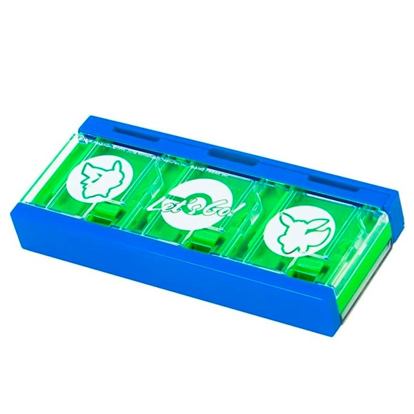 HORI NS 遊戲卡收納盒 6 枚裝  ※ 精靈寶可夢 Let’s Go！皮卡丘 / 伊布 NS,HORI,卡夾盒,皮卡丘,伊布,精靈寶可夢,Let's GO,精靈球,Plus,保護包,switch