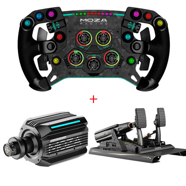 【頂級 熱銷】MOZA R25 Ultra DD 旗艦 直驅 方向盤 F1盤 套餐 / 魔爪 台灣公司貨 MOZA,R25 Ultra,直驅,基座,FSRV2,VGS,GS V2P,F1,盤面