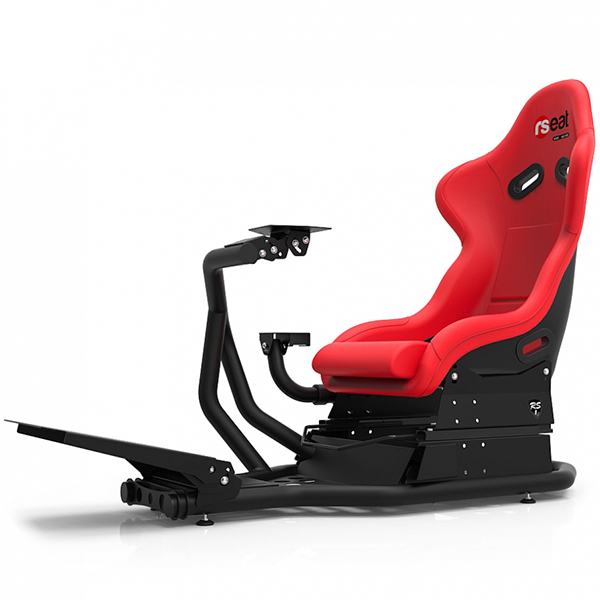 RSEAT 強化金屬管材 頂級桶椅 / RS1 黑色 賽車架 + 賽車椅 + 排檔架 / 可升級動態模擬 / 台灣公司貨 賽車架,賽車椅,桶椅,鋼管支架,動態模擬,賽車模擬,方向盤,GT,F1