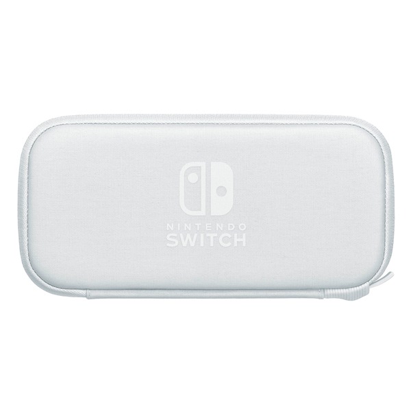 NS Lite 原廠 收納包 硬殼包 攜行包 灰白色 / 含螢幕保護貼 Nintendo Switch Lite  Nintendo Switch,Switch,收納包,保護貼,卡夾盒,水晶殼,果凍套,充電器,Lite,NS