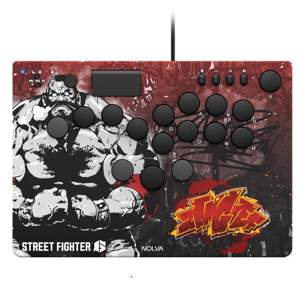 HORI 快打旋風6 ST6_NOLVA 機械式 / 全按鈕街機控制器 / 格鬥搖桿 大搖 / PS5 PC 適用 HORI,快打旋風6,ST6_NOLVA,機械式,街機,控制器,格鬥搖桿,大搖,PS5,PC