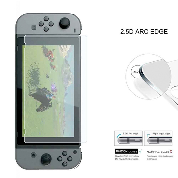 抗藍光 【NS 專用】9H 鋼化保護貼 / 高透光 疏水疏油 2.5D邊角 / Nintendo Switch OLED NS,Switch,Joy-Con,收納包,硬殼包,攜行包,保護貼,鋼化貼,9H,任天堂
