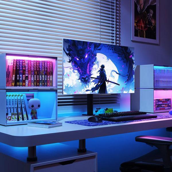 Nanoleaf EXPO 智能 LED / 收納擴充展示盒 鞋盒 公仔 / RGB 氣氛燈 / 台灣公司貨 Nanoleaf,EXPO智能LED收納擴充展示盒,台灣公司貨,鞋盒,公仔,收納箱,RGB,氣氛燈