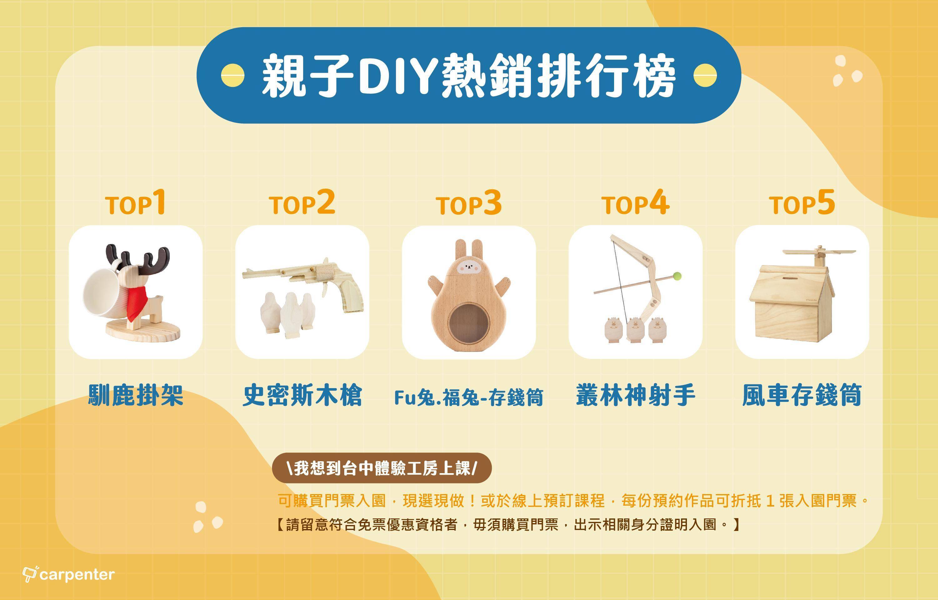 Park Experience | Item Introduction | Parent-Child DIY - carpenter
