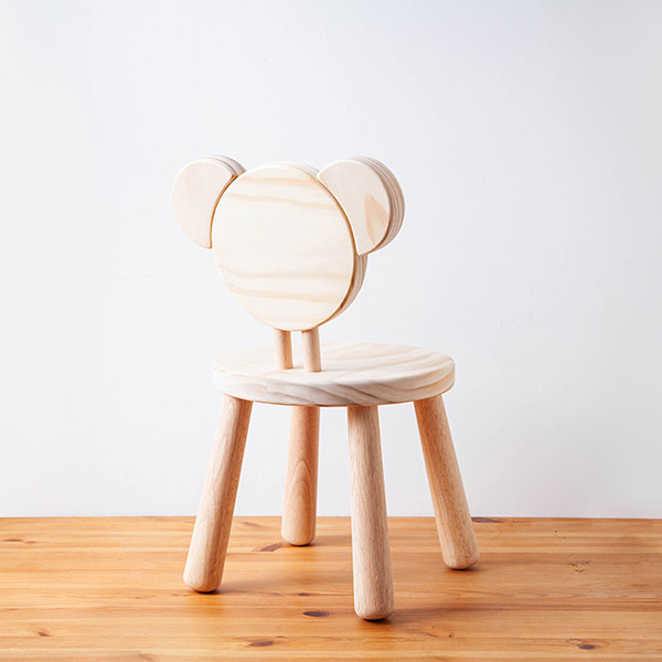 Bear Chair 熊,木椅,兒童,桌椅,木匠,木匠兄妹,禮物,精品,辦公用品,居家用品,居家裝飾,台灣製造,交換禮物,造型,生日禮物,年節禮物,聖誕禮物,小熊
