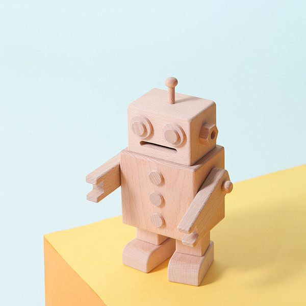 Mr.Manny Piggy Bank 木匠,木匠兄妹,禮物,精品,辦公用品,居家用品,居家裝飾,台灣製造,交換禮物,造型,生日禮物,年節禮物,聖誕禮物,存錢筒,錢,機器人,兒童節,療癒,木製,造型,收納,