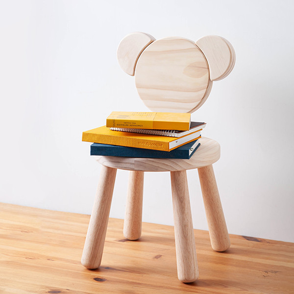 Bear Chair 熊,木椅,兒童,桌椅,木匠,木匠兄妹,禮物,精品,辦公用品,居家用品,居家裝飾,台灣製造,交換禮物,造型,生日禮物,年節禮物,聖誕禮物,小熊