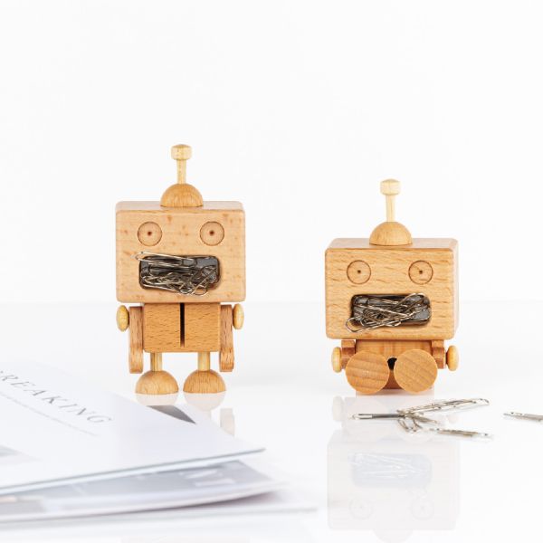 Robot paperclip holder 文青小物,生日禮物,升遷送禮,辦公小物,禮物,迴紋針收納,創意文具