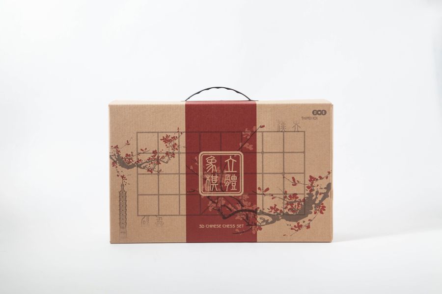客製化禮品(ODM)-台北101立體象棋 固碳量3164g/CO2e 木匠,木匠兄妹,客製,獨一無二,居家,商業,木製,台灣製造,造型,收納,置物,聯名,精品,禮物,設計,LOGO,立體象棋,象棋,天龍八部